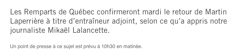 Québec est en EUPHORIE...