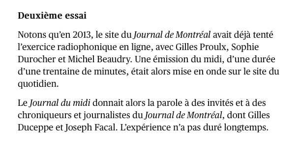 Quebecor, la nouvelle radio vs la MATERNELLE...