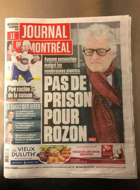 Quebecor...S'HUMILIE ENCORE....