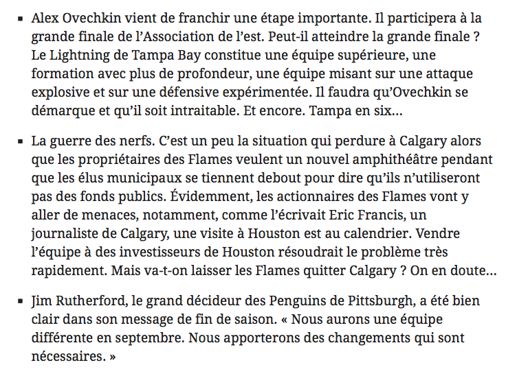 Quel poste pour Joël Bouchard?
