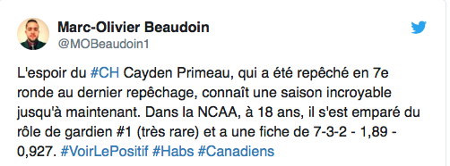 Quel VOL de Trevor Timmins..