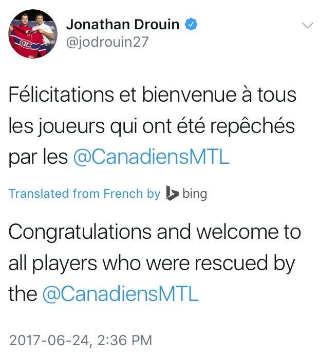 Quelle CLASSE de Jonathan Drouin...