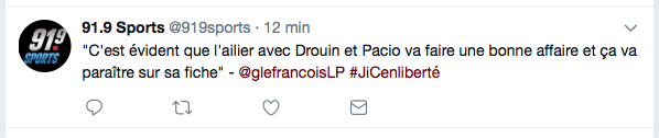 Qui va prendre Ales Hemsky dans son POOL?