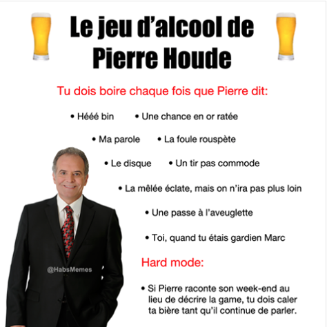 Qui veut jouer au jeu de Pierre Houde????