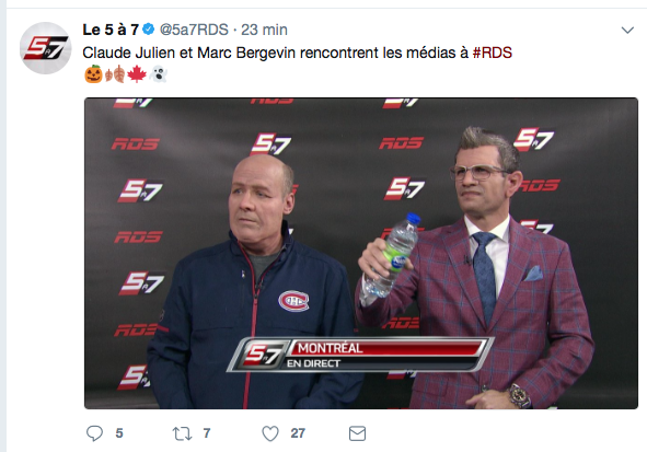 RDS ont été GENTILS avec Claude Julien et Marc Bergevin..