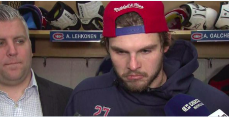  Regardez la face d'Alex Galchenyuk...