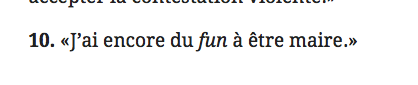 Regis Labeaume se permet de traiter le CH d'équipe JUNIOR...