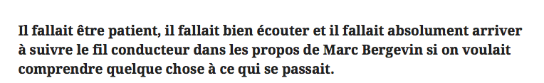  Réjean se demande encore qui sont les POMMES POURRIES..