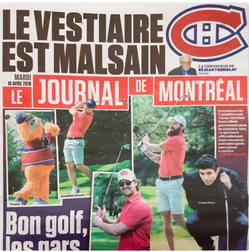  Réjean se demande encore qui sont les POMMES POURRIES..