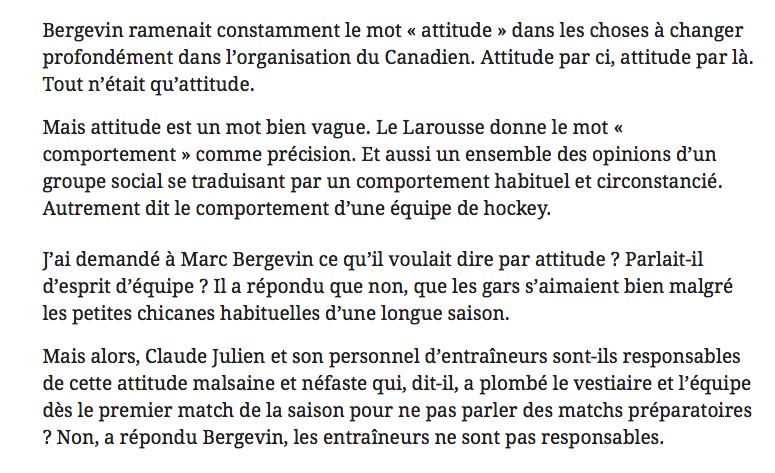  Réjean se demande encore qui sont les POMMES POURRIES..