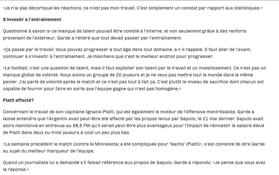 Rémi Garde n'a pas de classe...