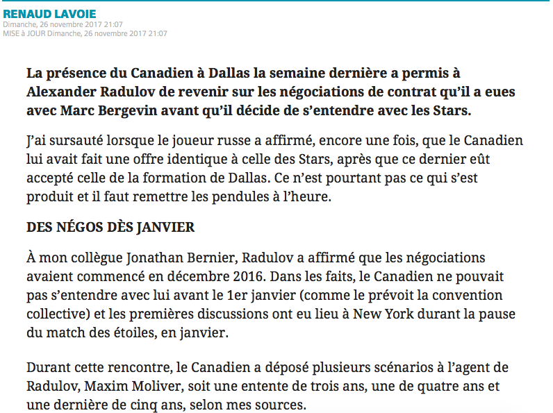 Renaud Lavoie doit arrêter la DROGUE...FORTE...