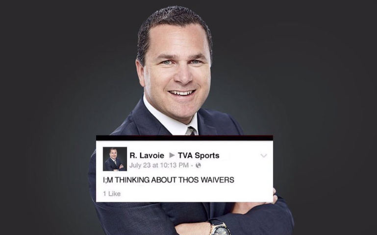 Renaud Lavoie JURE...Que PERSONNE ne sera CONGÉDIÉ..