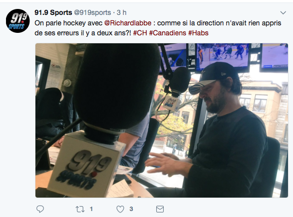 Richard Labbé ATTAQUE le CH...ENFIN...