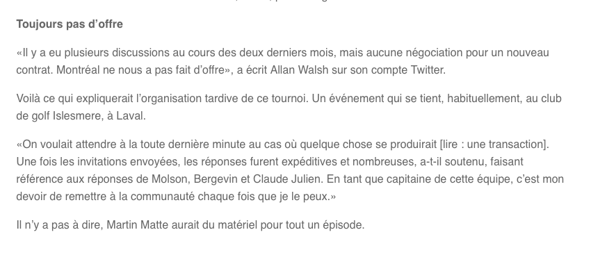 Rodger Brulotte a dû intervenir!!!!!