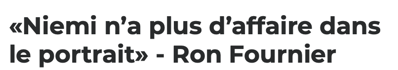 Ron Fournier DÉTRUIT Antti Niemi...