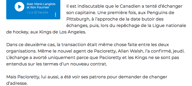 Ron Fournier...JALOUX de Martin Leclerc..