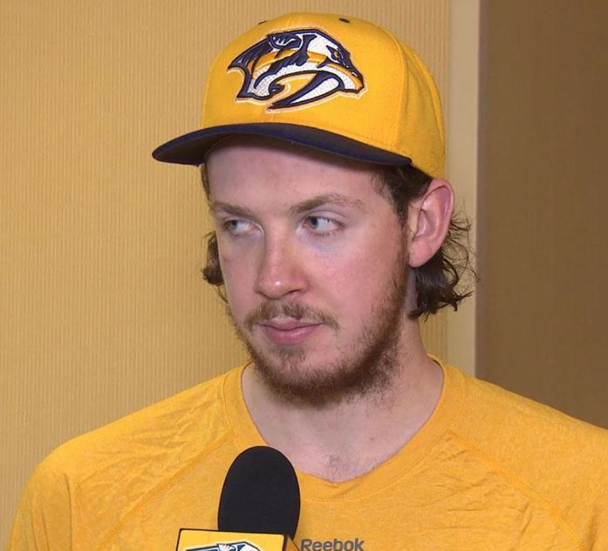 Ryan Johansen est tellement crampé...