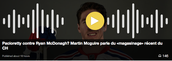 Ryan McDonagh vs Max Pacioretty? Martin McGuire se fait VARLOPER pour sa rumeur vielle d'un mois...