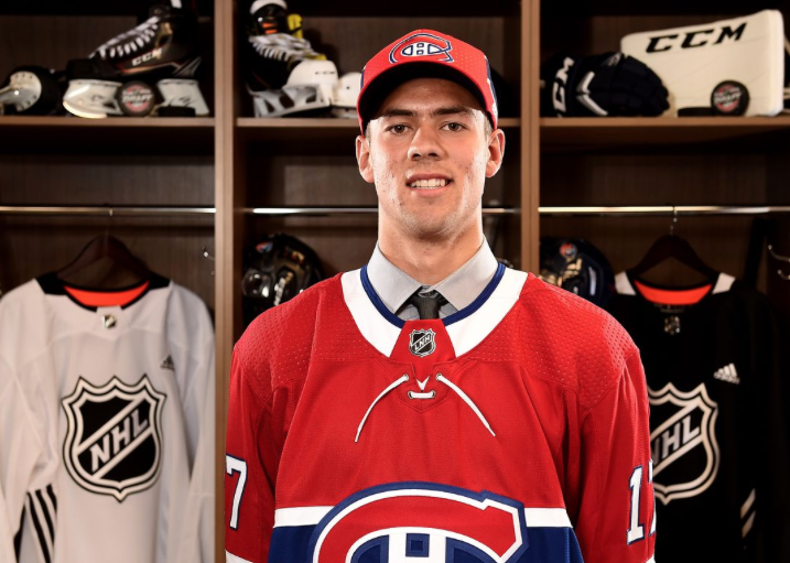 Ryan Poehling a des MAINS DANS LE BÉTON..