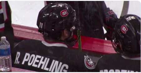 Ryan Poehling a rencontré Marc Bergevin hier après son NON-MATCH contre Boston College...