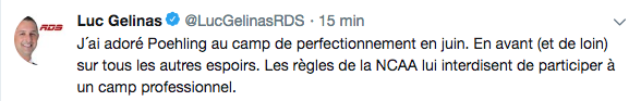 Ryan Poehling, avec le CH, avant Kotkaniemi...