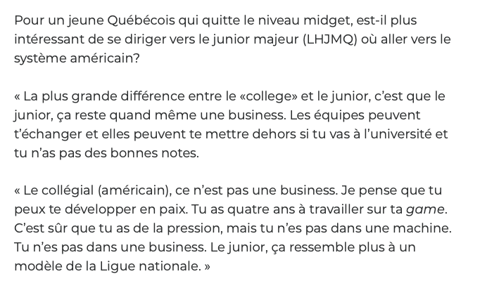 Ryan Poehling et Cayden Primeau.. N'écoutez pas les conseils de Louis Leblanc..