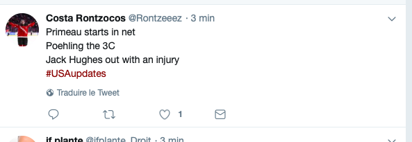 Ryan Poehling passe du PREMIER AILIER... Au 3e centre..,..