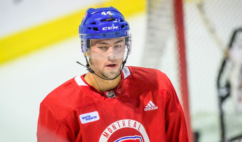 Ryan Poehling s'est BLESSÉ HIER...