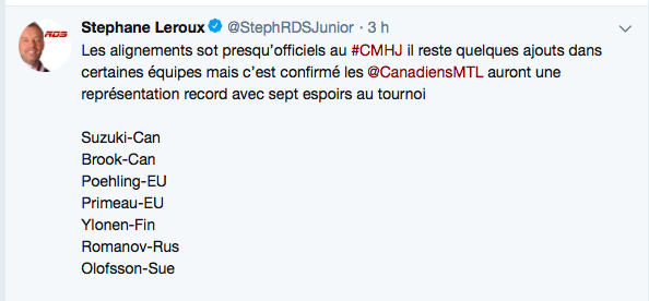 Ryan Poehling TOUCHABLE ou INTOUCHABLE?