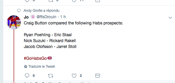 Ryan Poehling un Phil Danault ou un Eric Staal?