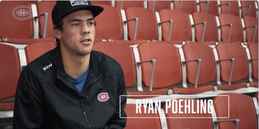 Ryan Poehling...et les DÉTAILS...HAHA!!!!