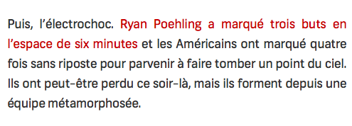 Ryan Poehling....fut l'ÉLECTROCHOC!!!!