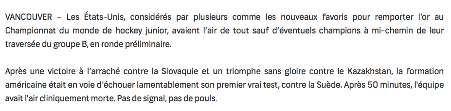 Ryan Poehling....fut l'ÉLECTROCHOC!!!!