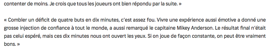 Ryan Poehling....fut l'ÉLECTROCHOC!!!!