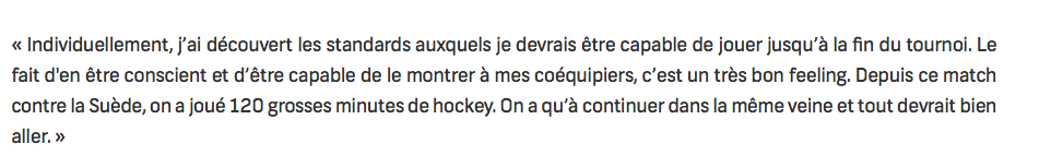 Ryan Poehling....fut l'ÉLECTROCHOC!!!!