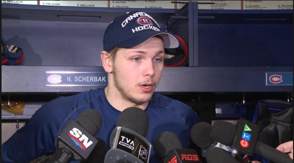 Selon l'ancien recruteur du CH, Grant McCagg...Nikita Scherbak sera rappelé aujourd'hui pour jouer contre les Leafs!!!