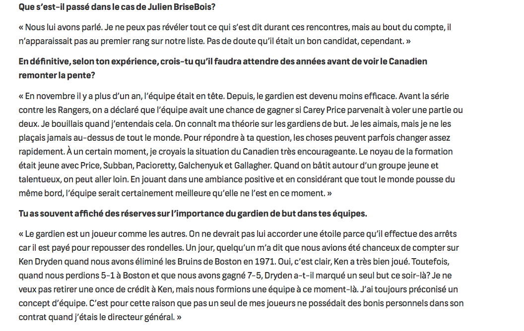 Serge Savard....C'EST TA FAUTE!!!!!!