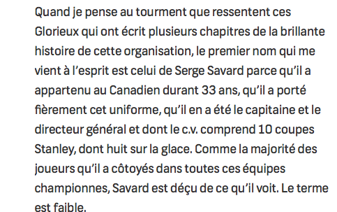 Serge Savard....C'EST TA FAUTE!!!!!!