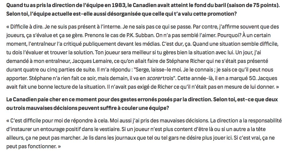 Serge Savard....C'EST TA FAUTE!!!!!!