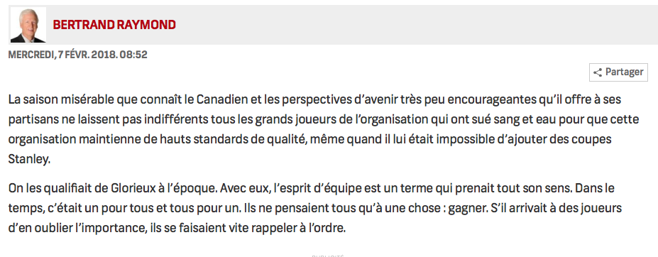 Serge Savard....C'EST TA FAUTE!!!!!!