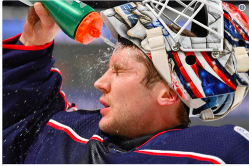 Sergei Bobrovsky s'est fait prendre par le COU...TOUT NU???????