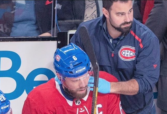 Shea Weber a de la misère à manger...