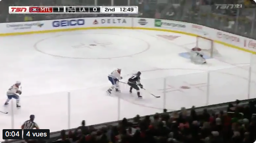 Shea Weber, encore débordé comme un CÔNE...