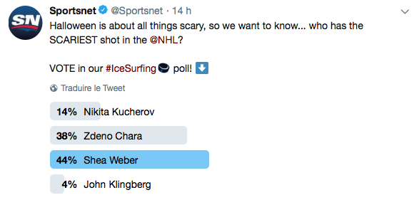 Shea Weber encore le plus craint ???