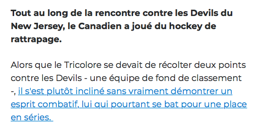 Shea Weber est TELLEMENT FINI...que...