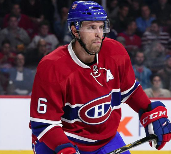 Shea Weber sera le 2e joueur le mieux classé chez le CH...