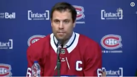 Shea Weber sort même son français pour l'occasion...