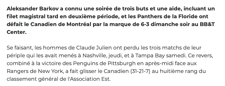 Shea Weber voulait VISER Jonathan Drouin....