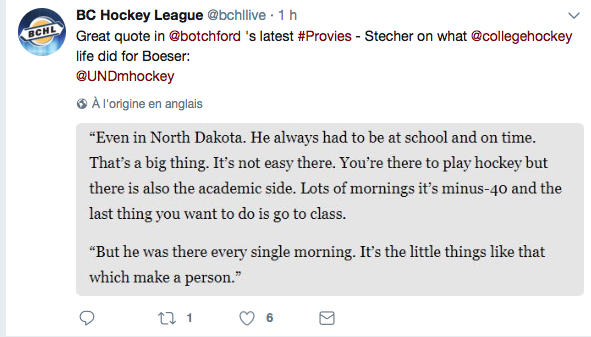 Si Alex Galchenyuk était allé à l'école..
